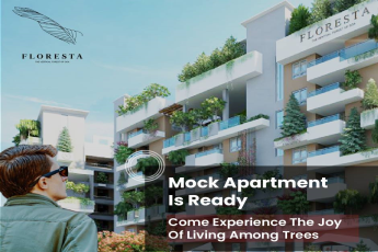 Mock apartment is ready for visit at Fluid Floresta in Dabolim, Goa